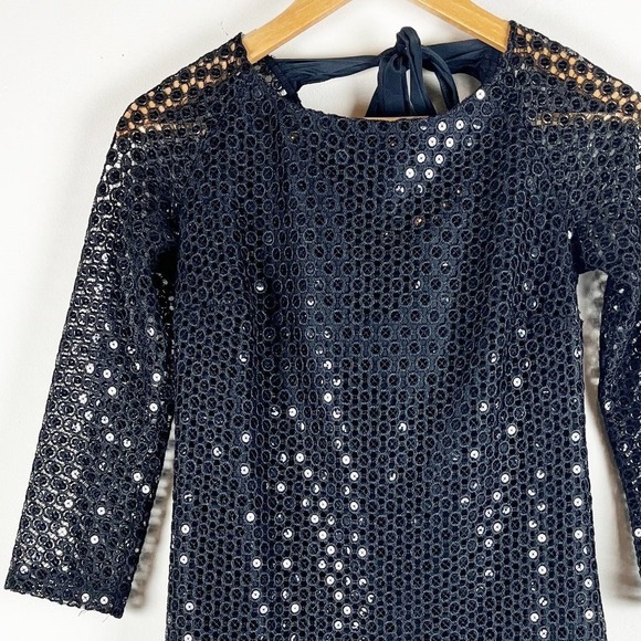 2/$30‎ Lilly Pulitzer Aaliyah Putting On The Glitz Black Sequin Mini Dress - Picture 5 of 7